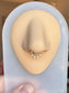 Dainty Spiked Septum Ring