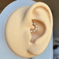 Elegant Sunburst Daith Earring