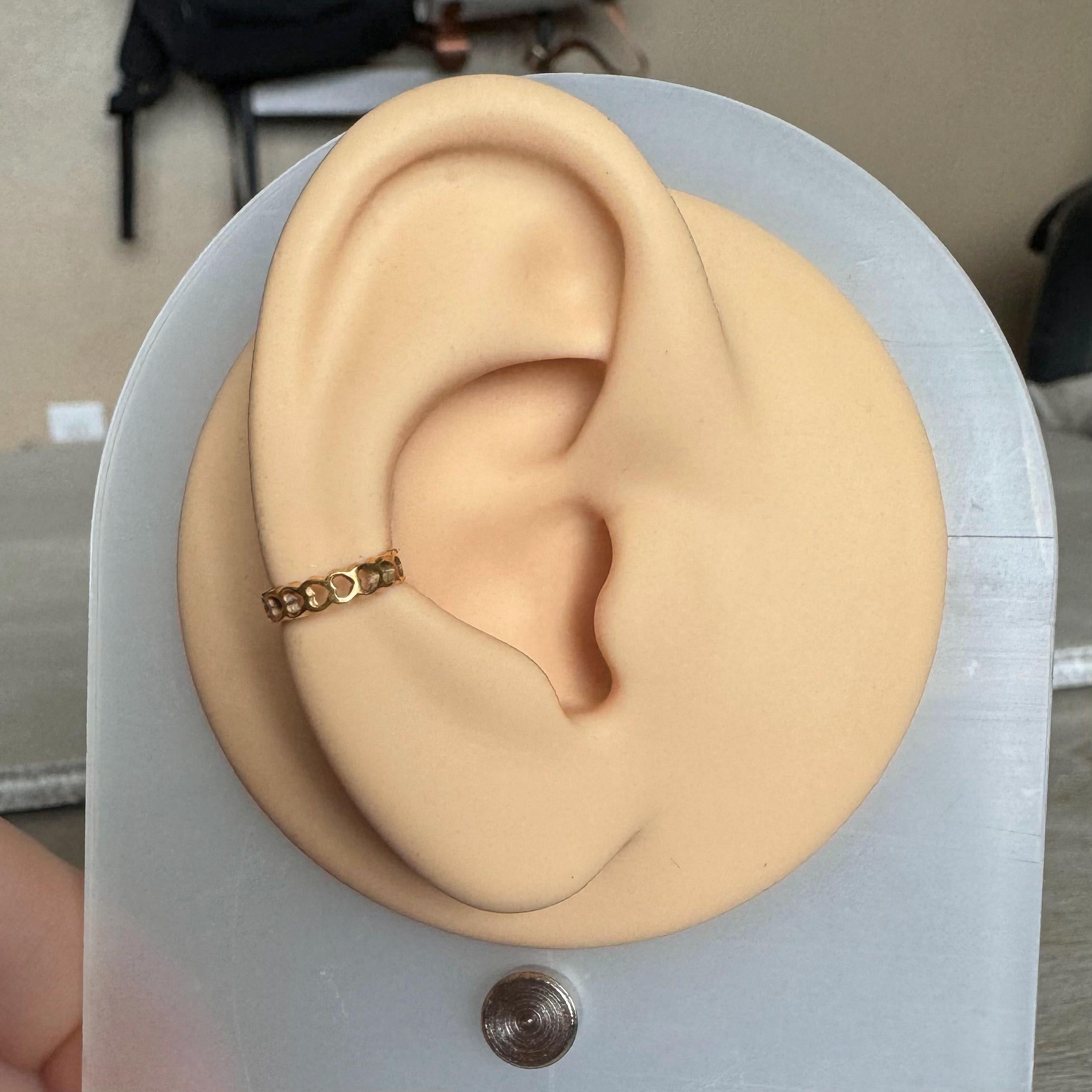 Coeur Infini Helix Earring-Cartilage Earring-Elara Body Jewelry
