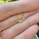 Daphne Lace Septum Ring-Septum Ring-Elara Body Jewelry