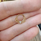 Daphne Lace Septum Ring-Septum Ring-Elara Body Jewelry