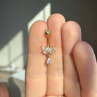 Elysian Reverie Belly Button Ring-Belly Button Rings-Gold-Elara Body Jewelry