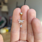 Elysian Reverie Belly Button Ring-Belly Button Rings-Elara Body Jewelry