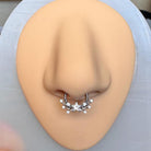 Gilded Nova Septum Ring-Septum Ring-Elara Body Jewelry