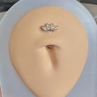 La Reine Belly Button Ring-Belly Button Rings-Elara Body Jewelry