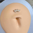 La Reine Belly Button Ring-Belly Button Rings-Elara Body Jewelry