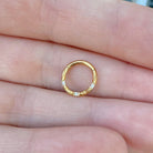 L’Essence Daith Earring-Daith Earring-Gold-8mm Inner Diameter-Elara Body Jewelry
