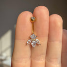 Luxora Prism-Belly Button Rings-Elara Body Jewelry