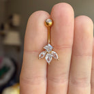 Luxora Prism-Belly Button Rings-Elara Body Jewelry