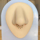 Moonlit Thorn Septum Ring-Septum Ring-Elara Body Jewelry