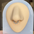 Moonlit Thorn Septum Ring-Septum Ring-Elara Body Jewelry