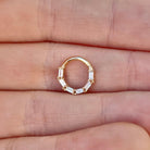 Solenne Daith Earring-Daith Earring-8mm Diameter-Yellow Gold-Elara Body Jewelry