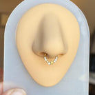 Starlet Cascade Septum Ring-Septum Ring-Elara Body Jewelry