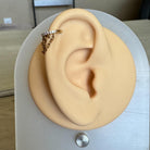The Cascade Link Helix Earring-Cartilage Earring-Elara Body Jewelry