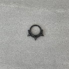Thornlight Halo Daith Earring-Daith Earring-8mm-Black-Elara Body Jewelry