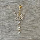 Aeris Belly Button Ring-Belly Button Rings-Elara Body Jewelry