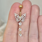Aeris Belly Button Ring-Belly Button Rings-Elara Body Jewelry
