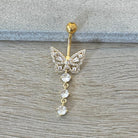 Aeris Belly Button Ring-Belly Button Rings-Elara Body Jewelry