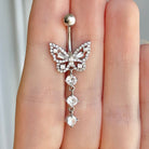 Aeris Belly Button Ring-Belly Button Rings-Elara Body Jewelry