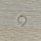 Althea Aura Daith Earring-Daith Earring-Silver-8mm Diameter-Elara Body Jewelry