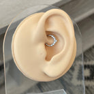 Althea Aura Daith Earring-Daith Earring-Silver-8mm Inner Diameter-Elara Body Jewelry