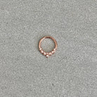 Althea Aura Septum Ring-Septum Ring-Rose gold-8mm Diameter-Elara Body Jewelry