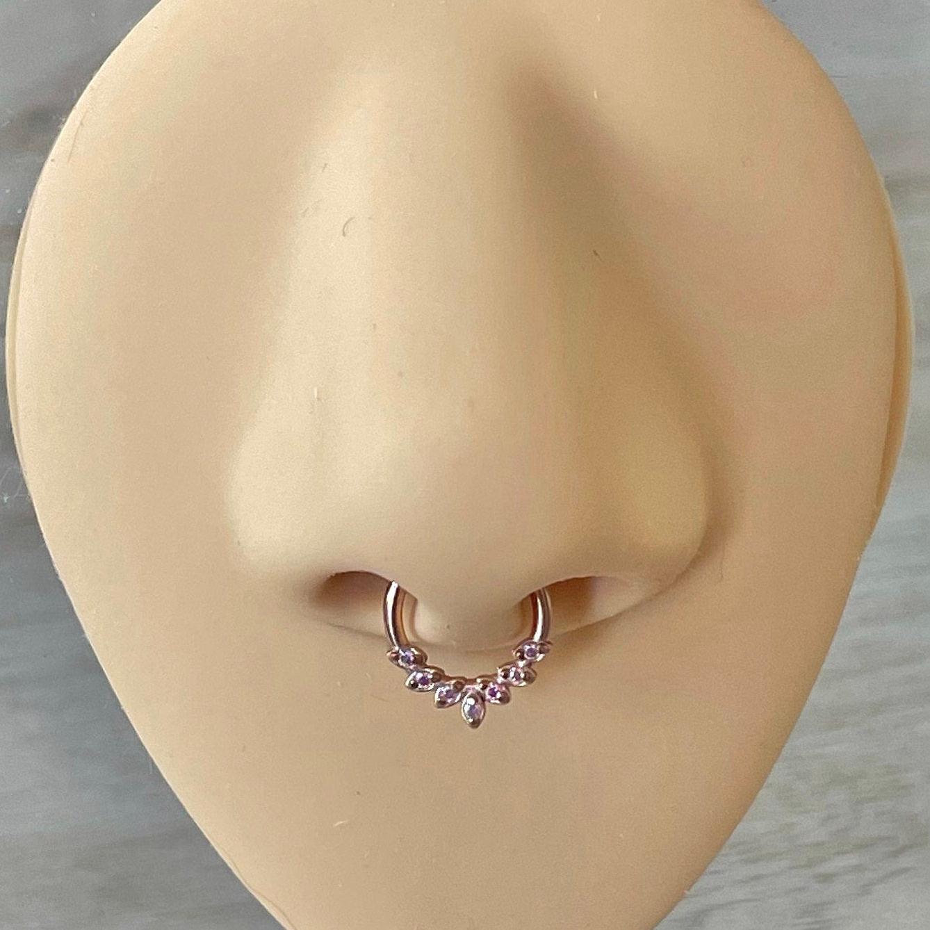 Althea Aura Septum Ring-Septum Ring-Elara Body Jewelry