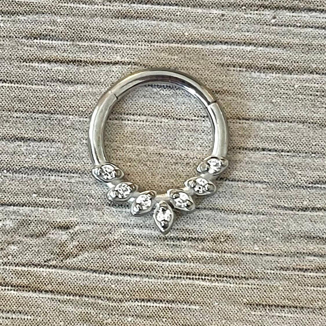 Althea Aura Septum Ring-Septum Ring-Elara Body Jewelry