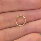 Aralyth Solid Gold Septum Ring-Septum Ring-Elara Body Jewelry