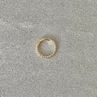 Aralyth Solid Gold Septum Ring-Septum Ring-Elara Body Jewelry
