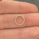 Aralyth Solid Gold Septum Ring-Septum Ring-Elara Body Jewelry