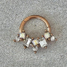 Aureform Septum Ring-Septum Ring-Rose gold-Elara Body Jewelry