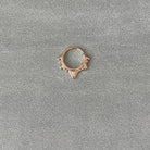 Bendable Septum Ring (16G | 10mm | Rhodium Plated | Gold, Rose Gold, or Silver)-Elara Body Jewelry