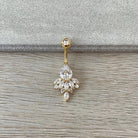 Crown of Elysia Belly Button Ring-Belly Button Rings-Gold-Elara Body Jewelry