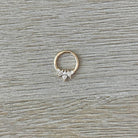 Crystal Dewline Daith Earring-Daith Earring-Elara Body Jewelry