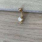 DIY Belly Button Ring-Belly Button Rings-Elara Body Jewelry