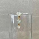 Ethereal Aura Drop Belly Button Ring-Belly Button Rings-Gold-Elara Body Jewelry