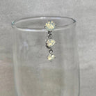 Ethereal Aura Drop Belly Button Ring-Belly Button Rings-Silver-Elara Body Jewelry