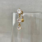 Ethereal Drop Belly Button Ring-Belly Button Rings-Elara Body Jewelry