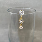 Ethereal Drop Belly Button Ring-Belly Button Rings-Gold-Elara Body Jewelry