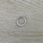Euphora Celeste Septum Ring-Septum Ring-10mm Diameter-White Gold-Elara Body Jewelry