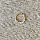Euphora Celeste Septum Ring-Septum Ring-8mm Diameter-Yellow Gold-Elara Body Jewelry