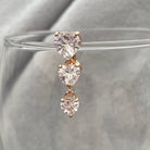 Evolette Hearts Belly Button Ring-Belly Button Rings-Elara Body Jewelry