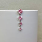 Fioren Crystal Belly Button Ring-Belly Button Rings-Elara Body Jewelry