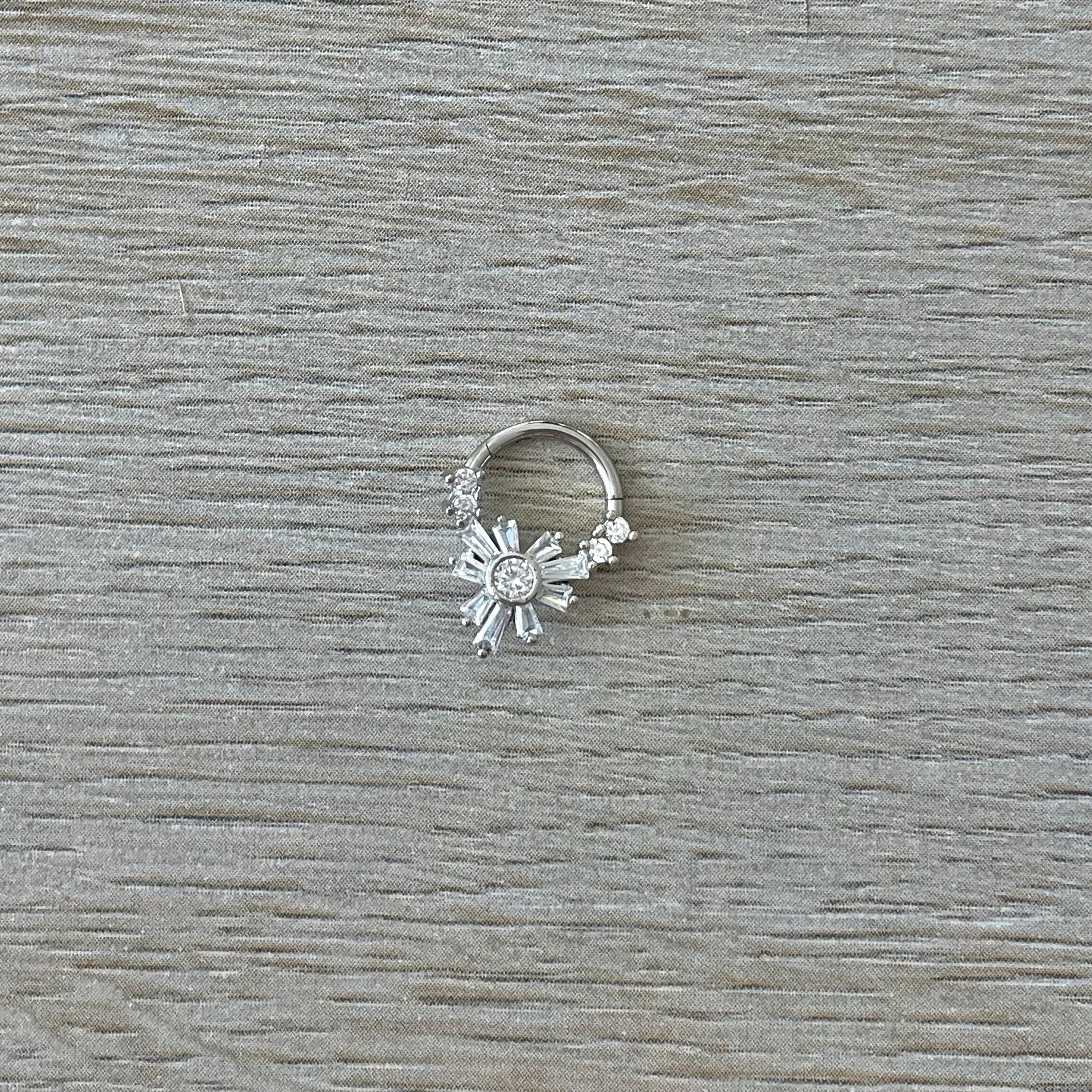 Fleure Lume Daith Earring-Daith Earring-Elara Body Jewelry