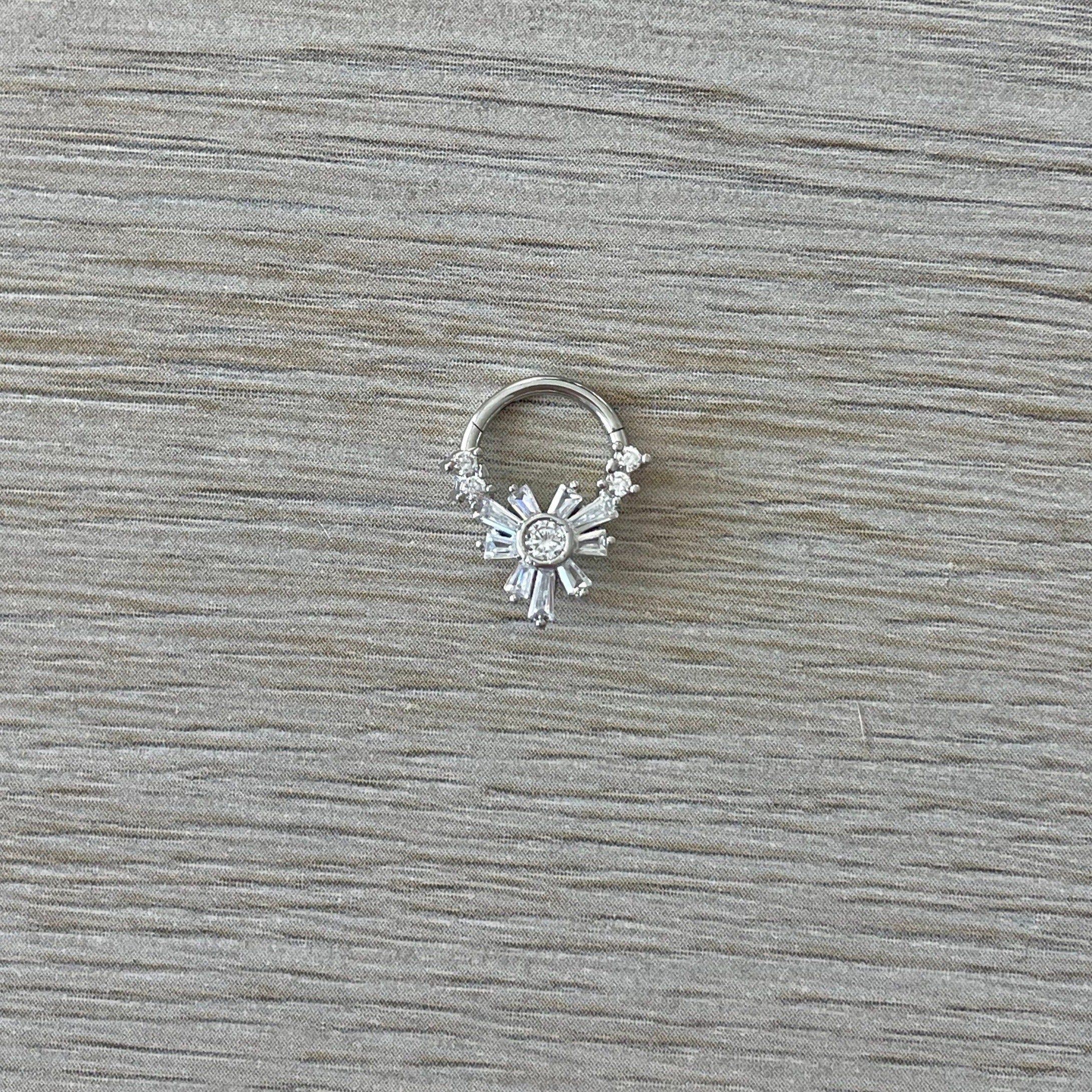 Fleure Lume Daith Earring-Daith Earring-Elara Body Jewelry