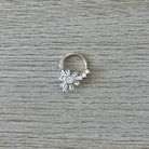 Fleure Lume Septum Ring-Septum Ring-8mm Diameter-Silver-Elara Body Jewelry