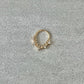 Bendable Gold Septum Piercing (16G | 8mm | Surgical Steel | Gold, Rose Gold, or Silver)
