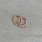 Cute Rose Gold Septum Piercing (16G | 8mm or 10mm | Surgical Steel | Rose Gold, Gold, Silver or Black)