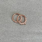Rose Gold Septum Piercing (16G | 8mm | Surgical Steel | Rose Gold, Gold, Black or Silver)